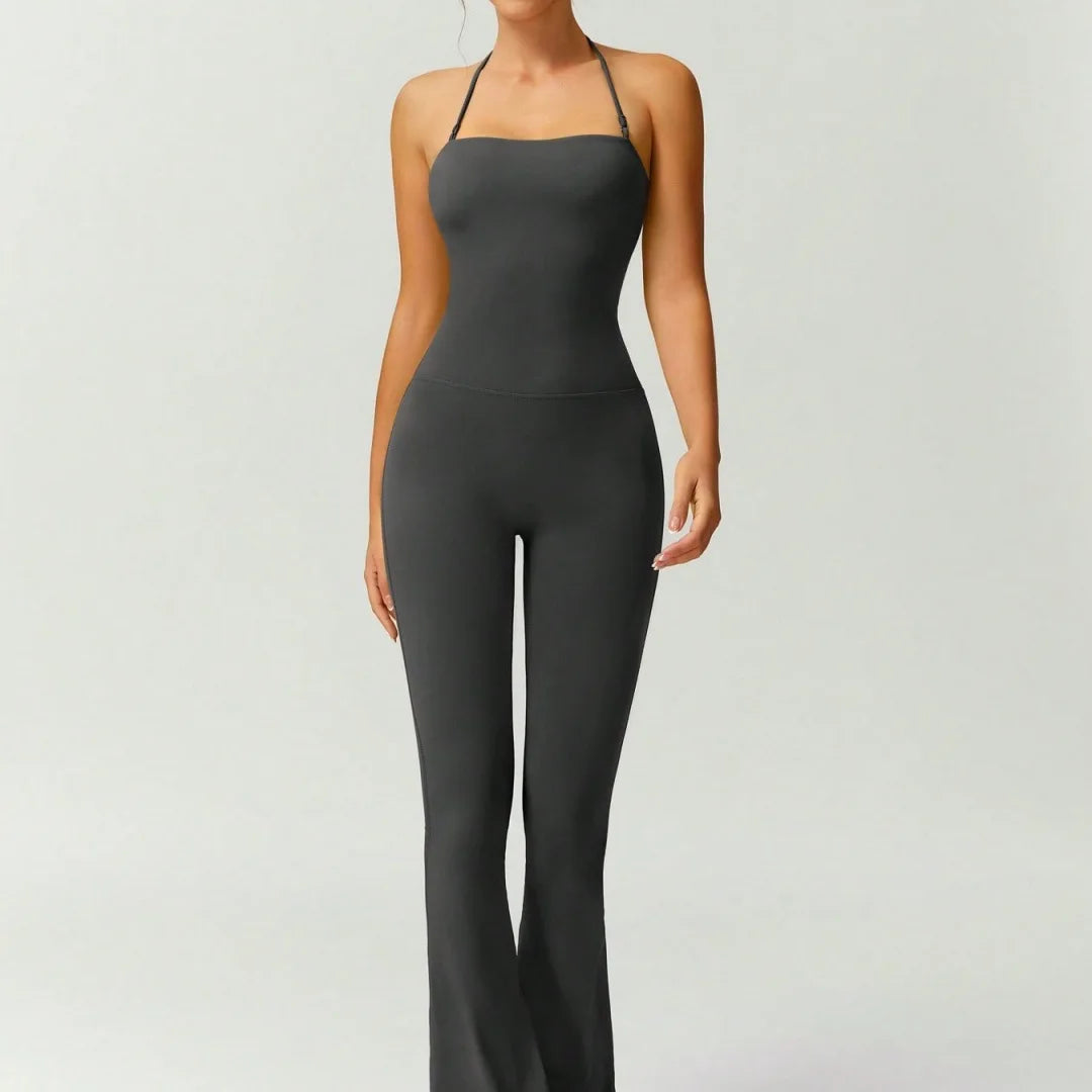 Backless Yoga Jumpsuit