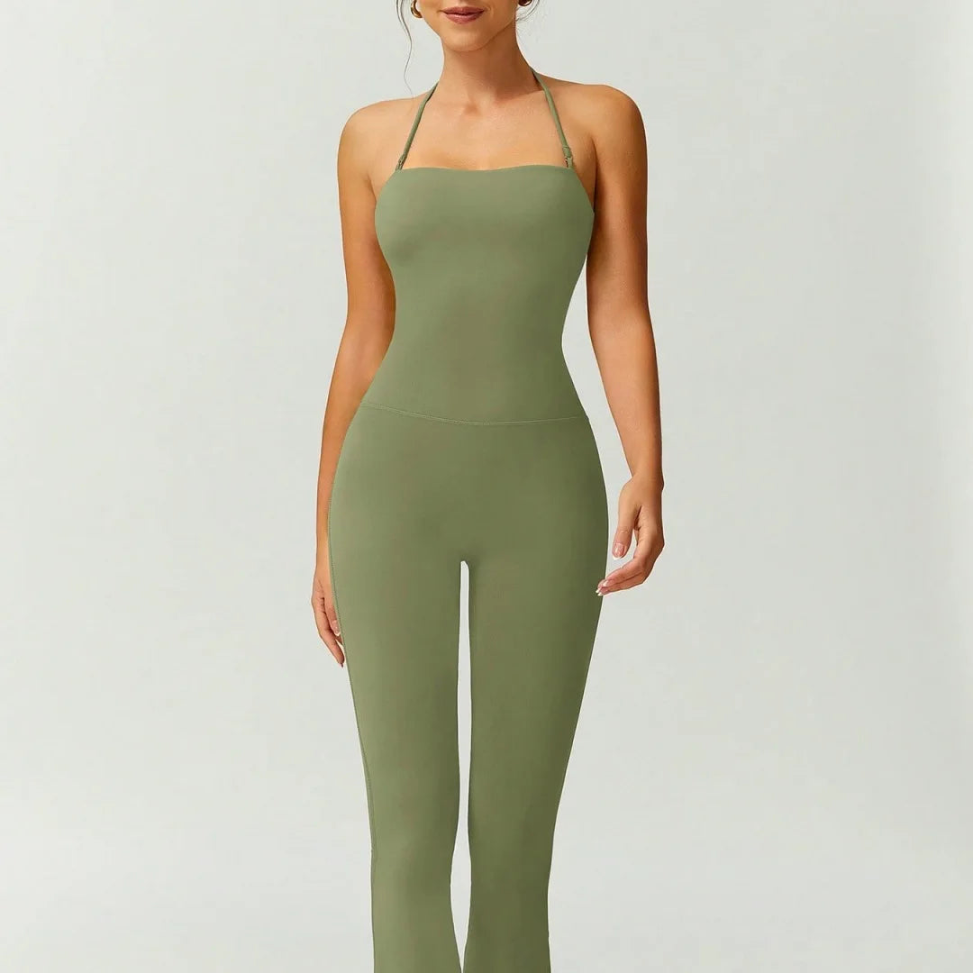Backless Yoga Jumpsuit