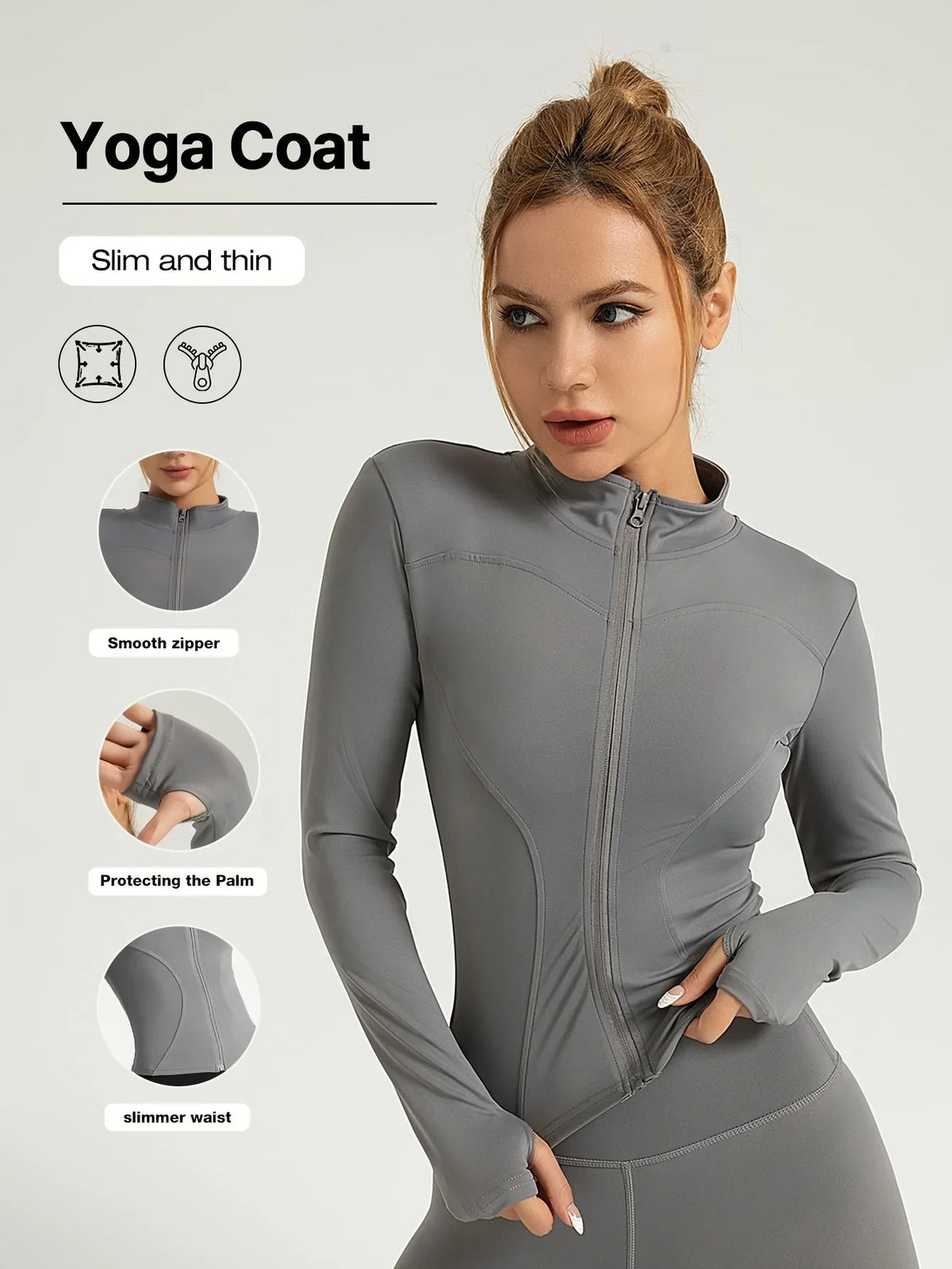 Yoga Coat Cropped Jacket