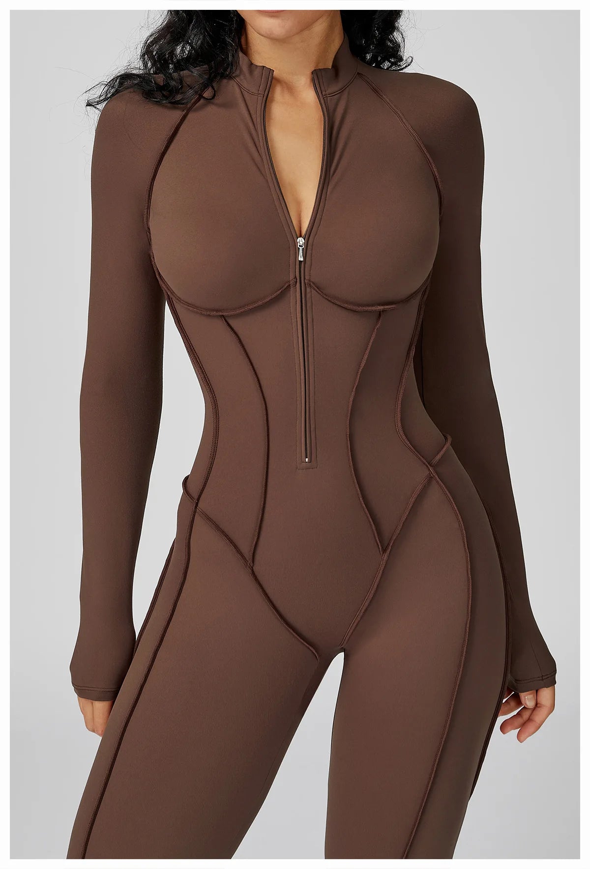 Yoga Bodysuit Long Sleeved