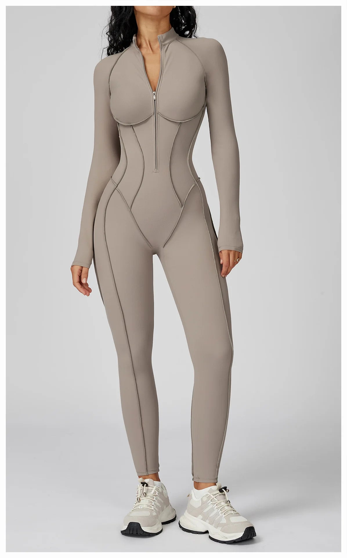 Yoga Bodysuit Long Sleeved