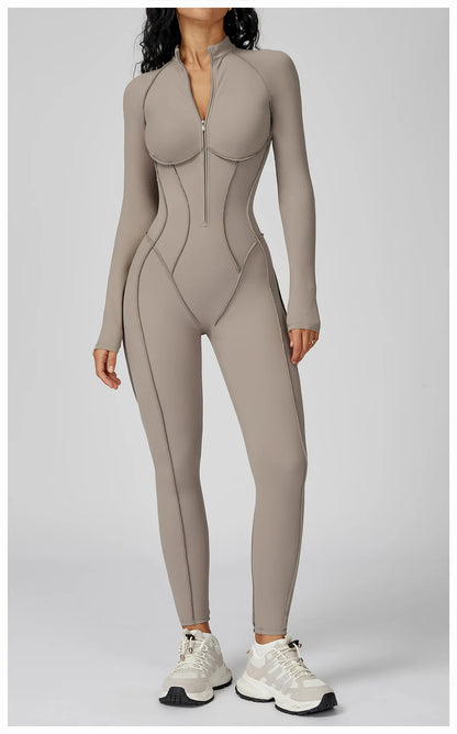 Yoga Bodysuit Long Sleeved