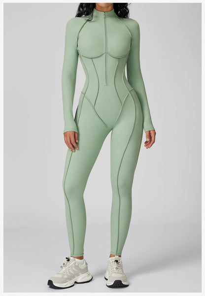 Yoga Bodysuit Long Sleeved