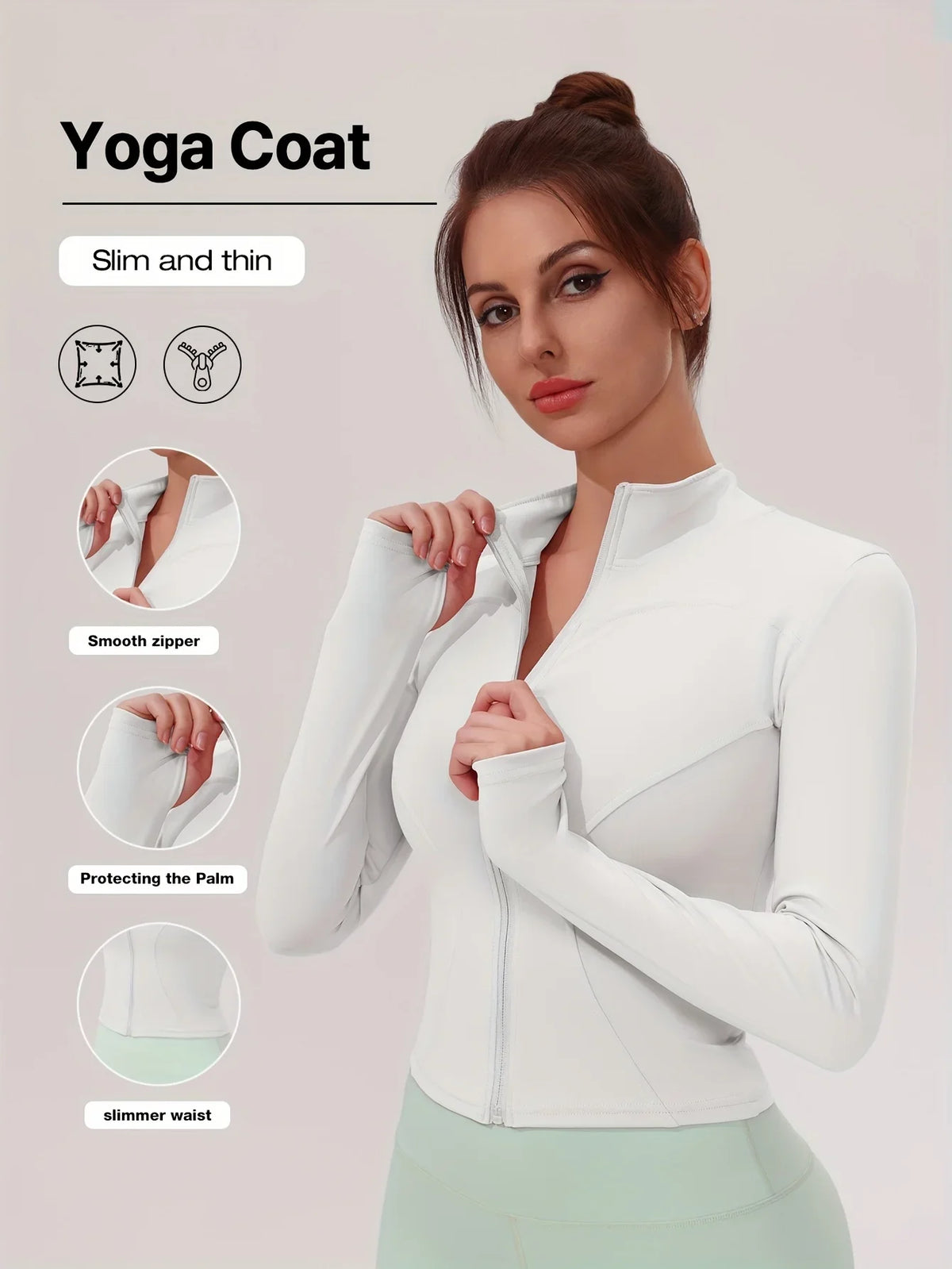 Yoga Coat Cropped Jacket