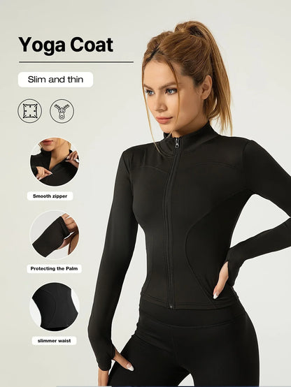 Yoga Coat Cropped Jacket