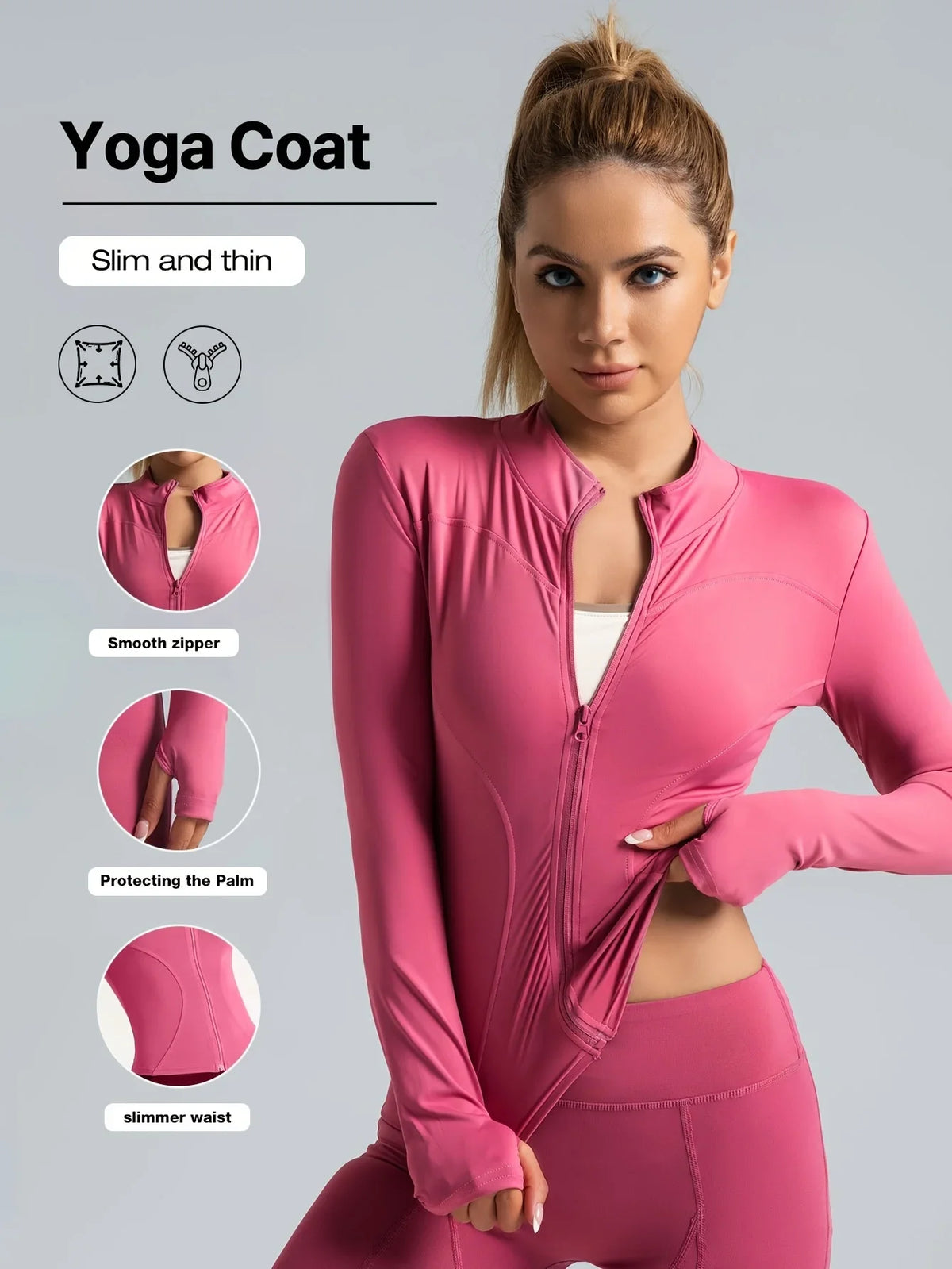 Yoga Coat Cropped Jacket
