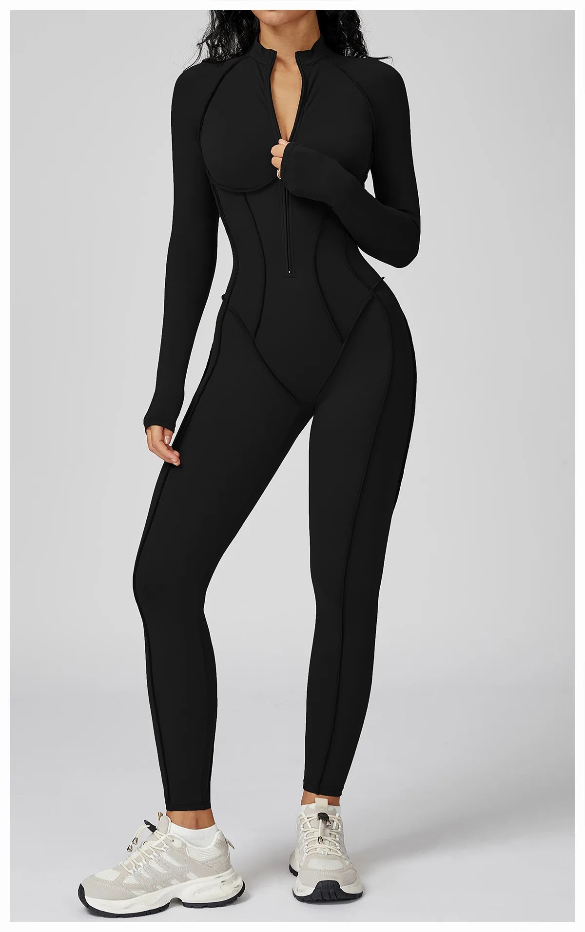 Yoga Bodysuit Long Sleeved