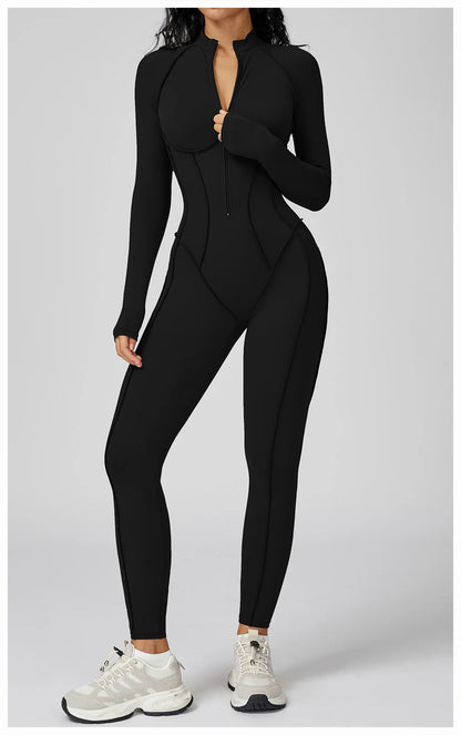 Yoga Bodysuit Long Sleeved