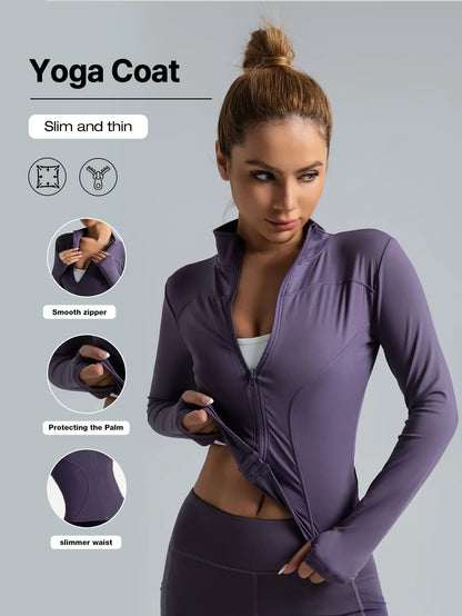 Yoga Coat Cropped Jacket