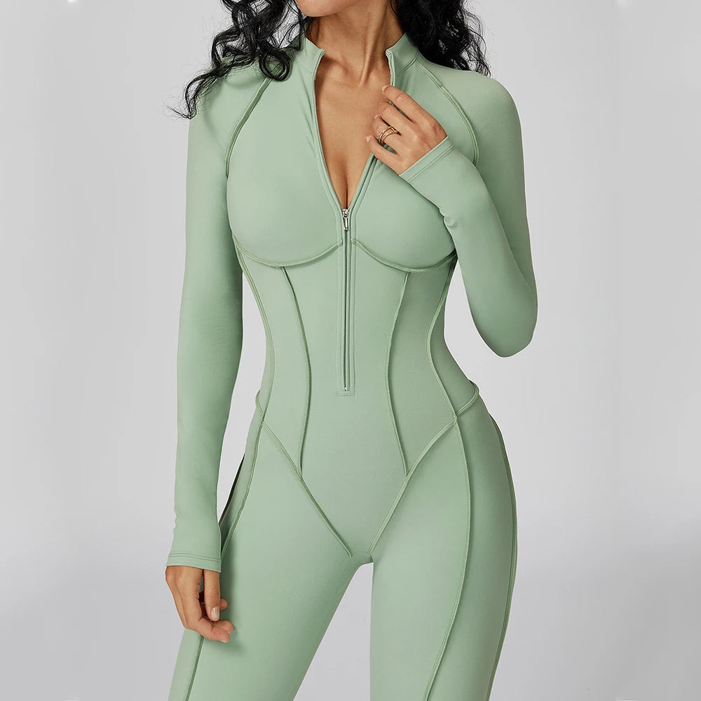 Yoga Bodysuit Long Sleeved