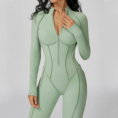 Yoga Bodysuit Long Sleeved