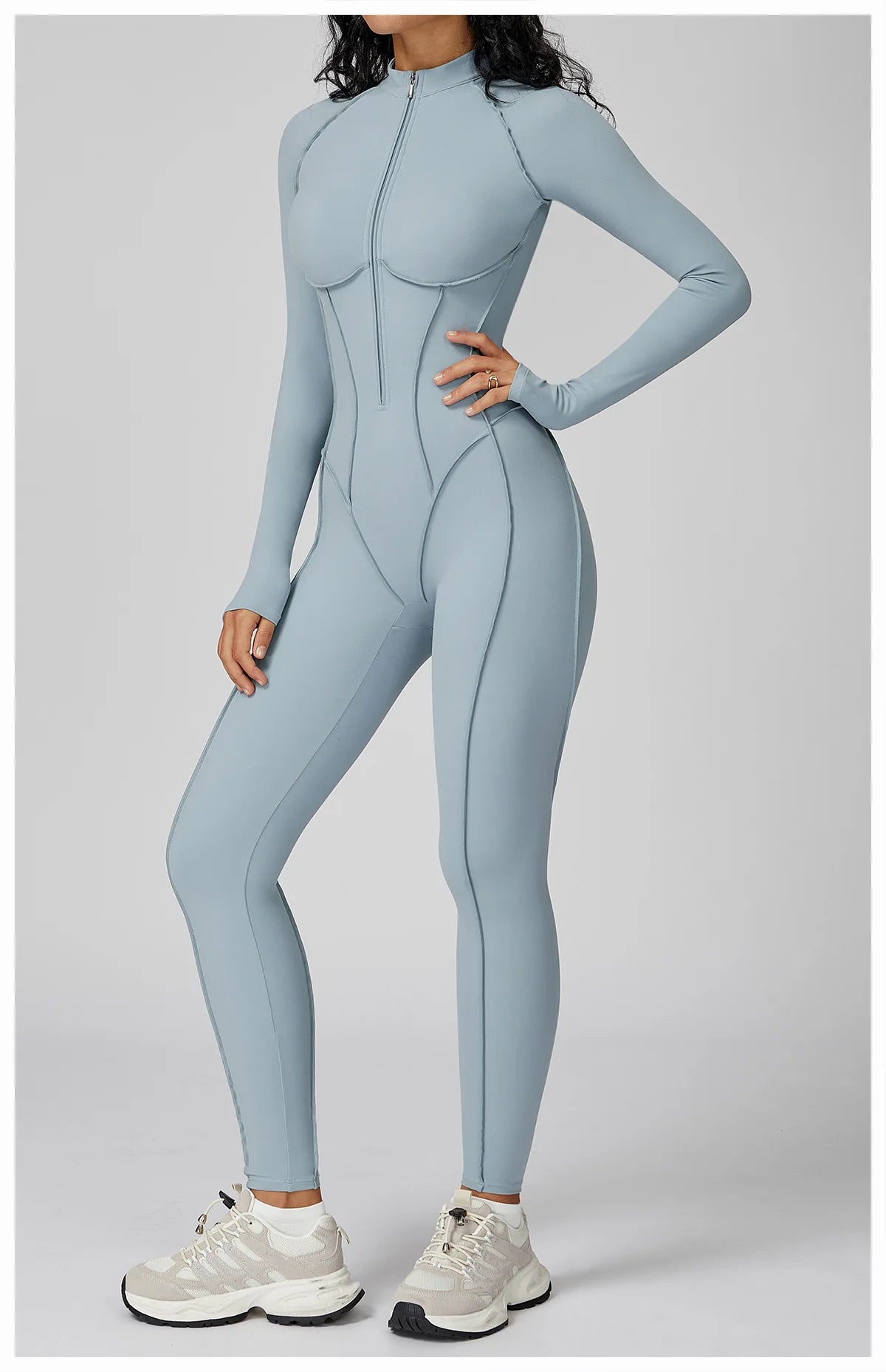 Yoga Bodysuit Long Sleeved