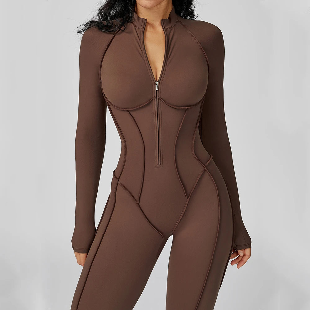 Yoga Bodysuit Long Sleeved