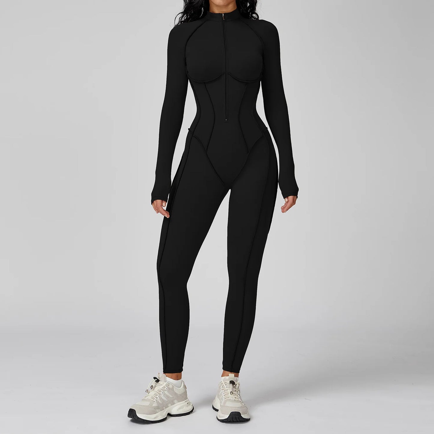 Yoga Bodysuit Long Sleeved