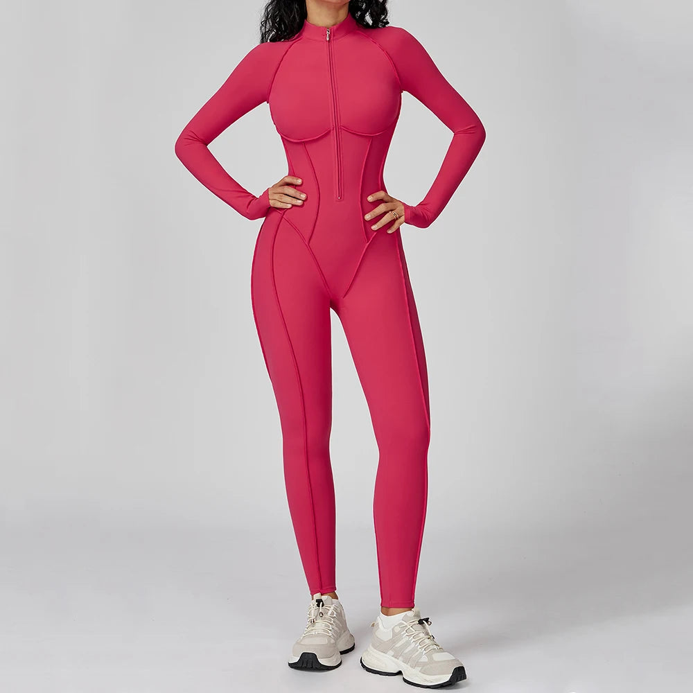 Yoga Bodysuit Long Sleeved