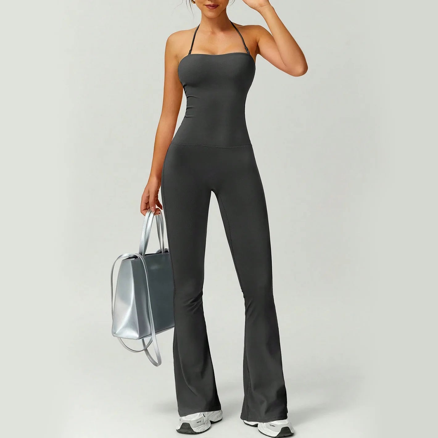 Backless Yoga Jumpsuit