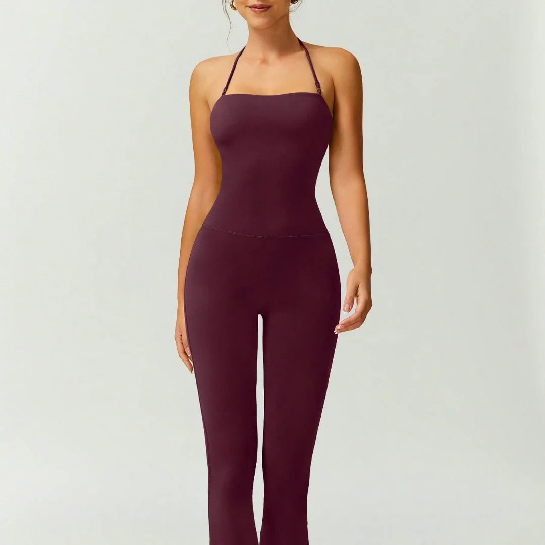 Backless Yoga Jumpsuit